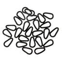 25pcs Tear Drop Rig Rings / Carp Rig Loops / Carp Fishing Link Loop Rings