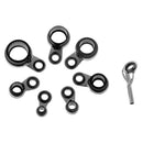 8pcs Casting Fishing Rod Guides Ring Sea Rock Rod Guide Eye Rod Building