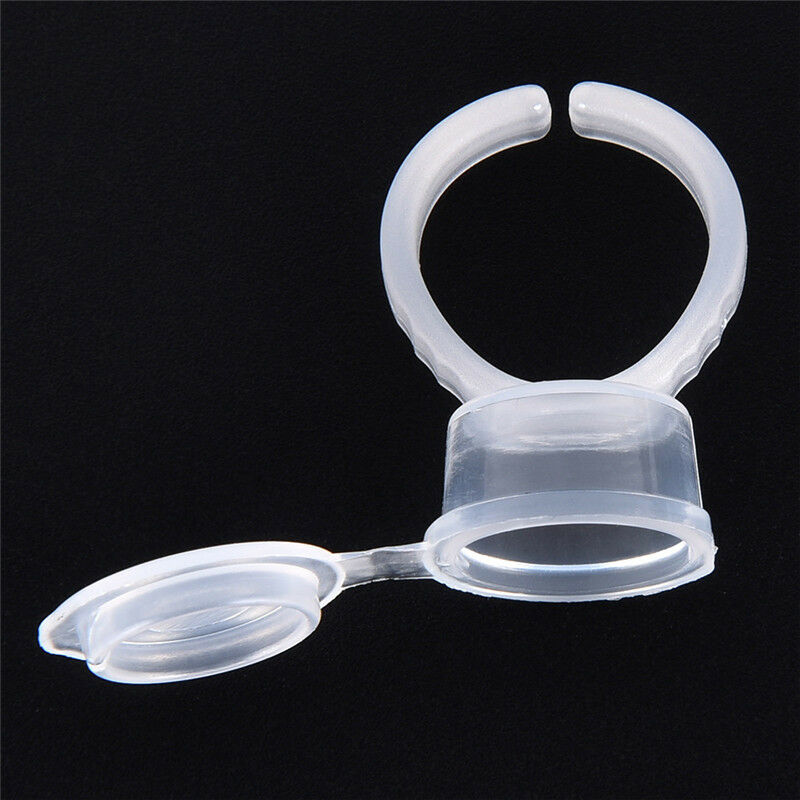 10pcs Pigment Tattoo Ink Cup Ring Holder Permanent Microblading Eyebrow Makeu Gn