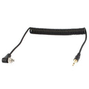 3.5mm to Male PC Flash Sync Cable Screw Lock for Trigger Studio LightWK LJ