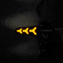 Amber Motorcycle Turn Signals LED Lamp Tail Light Blinker Stop Brake I9T5 X U4Z6