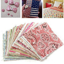 100Pcs Assorted 10x10cm Bundle Quilt Quilting Cotton Fabric DIY Sewing Xmas