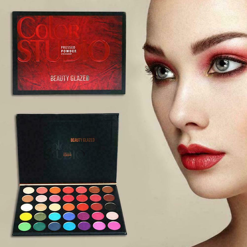 35Color Shades Studio Makeup Eyeshadow Palette  Highlighter Cosmetic