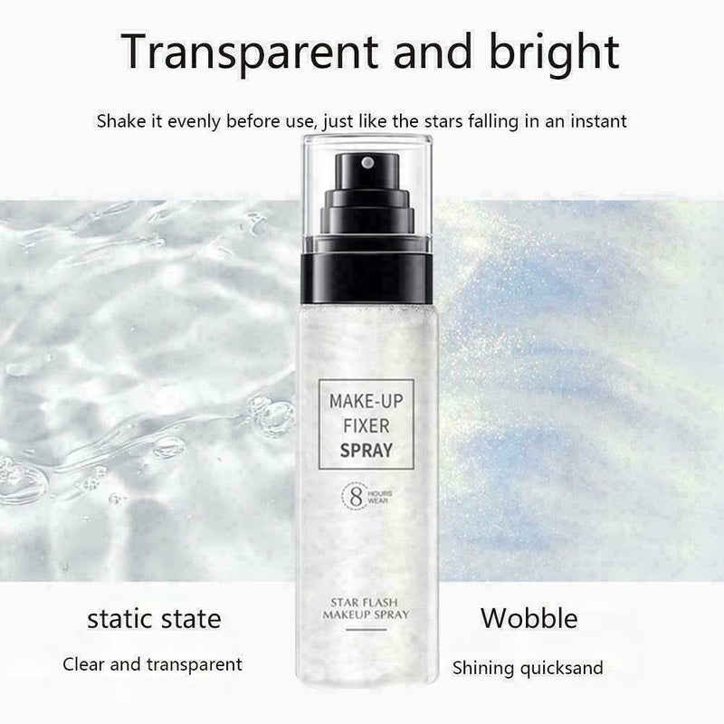 Star Flashing Sanding Makeup Spray Makeup Spray Waterproof Lasting D3J5 F9T7