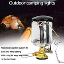Portable Outdoor Camping Picnic Butane Gas Lantern Tent Light Lamp Candle J3Q3