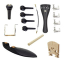 Violin Chin Strap Screws Part Spare Parts Ebony 4/4