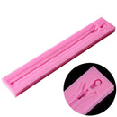 Fondant Cake Zipper Design Baking Silicone Chocolate Soap Mold Decorating  Mould