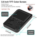 Classic 500 Games Video Player Rechargeable Handheld Game Console (Black)