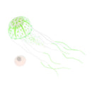 Simulation Artificial Jellyfish Glowing Aquarium Fish Tank Decor(Green)