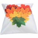 Autumn Leaves Fall Heart Home Decor Throw Pillow Cover Cushion Case 18 x 18 B9K7
