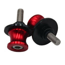 2x M8 8mm Aluminum Swingarm Swing Arm Spools Stand Bobbins