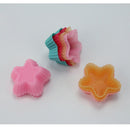 10 Silicone Stars Shape Muffin Cookie Cupcake Tin Baking Mold Jelly Baking PUE