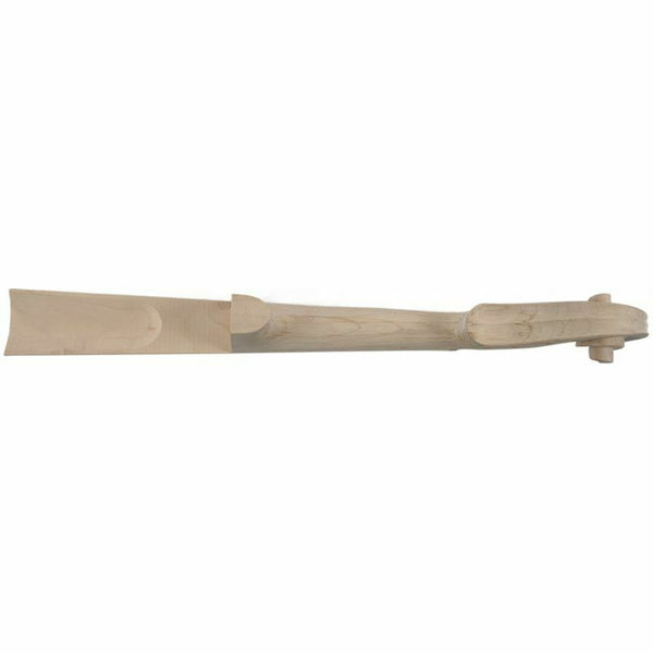 Hand Carved Maple 4 string 4/4 Violin Parts Violin Neck And Fingerboard Unf
