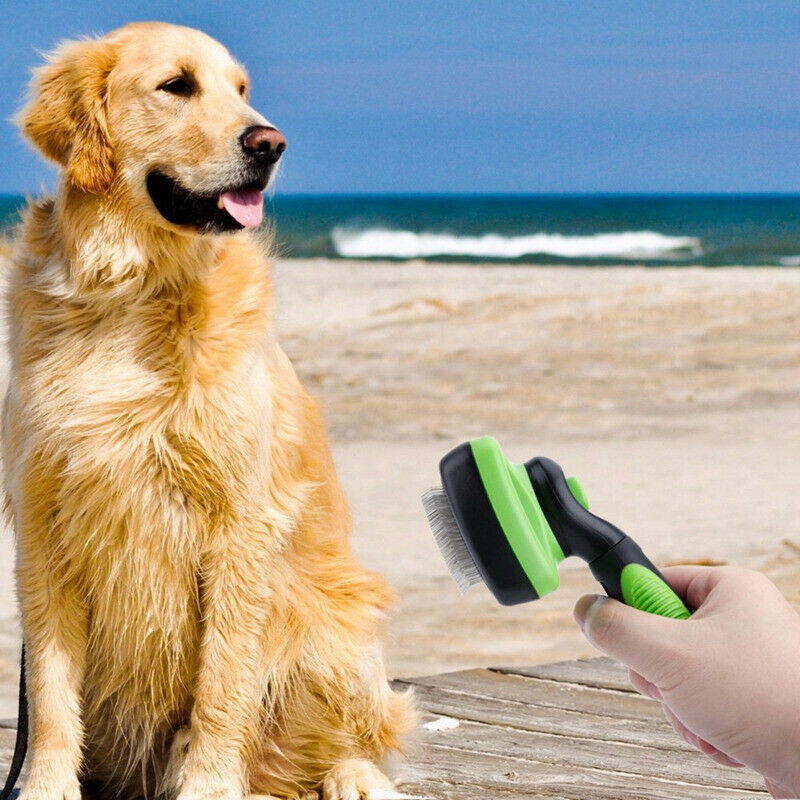 Pet Grooming Brush Comb Dog Self Cleaning Brush for Small Large Dog Cat Sho