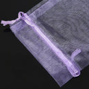 Organza Wedding Party Favor Gift Candy Sheer Bags Jewelry Pouch, 50 pcs 4in