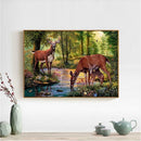 Diamond Painting DIY Deer Embroidery Rhinestones Cross Stitch Mosaic Kits
