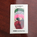 Longteam 5pcs Colorful 0.46mm Guitar Picks Celluloid Mediators for Bass Gui S2M7