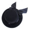 Black Mini Top Hat w/ Hair Clips Bowknot Decor Millinery Hens Night Fascinator