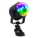 2 in 1 RGB LED Disco Ball Party Light Sound Activated Rotating Stage Night Lamp