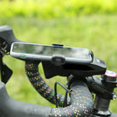 4 in 1 Bike Bicycle Phone Charging Treasure Rack Headlight (Black 4000mAh)