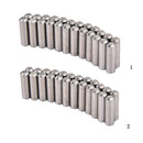 24 Pieces Alnico 5 Guitar Pickup Magnet Rod Pole Slug Pickup Parts 18mm