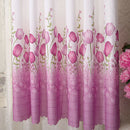 Modern Home Living Room Window Tulip Pattern Curtain Purple