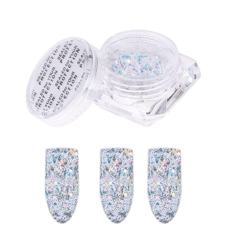 Water Drill Nail Sequins Fine Line Eyeshadow Glitter Powder Manicure Tools