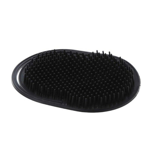 Pocket Travel Hair Comb Brush Men Beard Mustache Palm Scalp Massage Black Fad