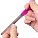 Fashion Manicure Pedicure Tool  Dual Sided Stainless Steel Metal Nail Art FiME