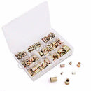 165PCS Nutserts Rivet Nuts Flange Rivnuts Zinc Plated Steel Nutsert M3-M RNL