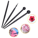 4pcs Bakeware Carved Pens DIY Flower Modelling Tool Fondant Mold