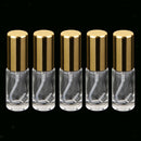 5 Tiny Small GLASS  Spray Bottle ENSSENTIAL OIL Perfume Mist Sprayer
