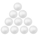 10X White Foam Balls Spheres 3 inch Bulk - Smooth and Round Polystyrene
