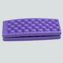 Outdoor Camping Mat Cushion Folding Portable Picnic Seat Pad (Purple Black)