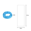 Soft Zipper Pocket Loop Scarf Women Autumn Winter Warm Blue O Ring Scarves