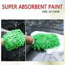 Car Wash Washing Microfiber Chenille Mitt Auto Cleaning Glove Dust Washer R G5B7