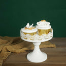 Sweetgo Mini Macaroon Stand 15X15.5Cm White Metal Stand Up Candle Holder Ca