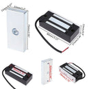 12V Mini Electronic Drawer Lock Electric Magnetic Cabinet Door Locks 130lbs 60kg