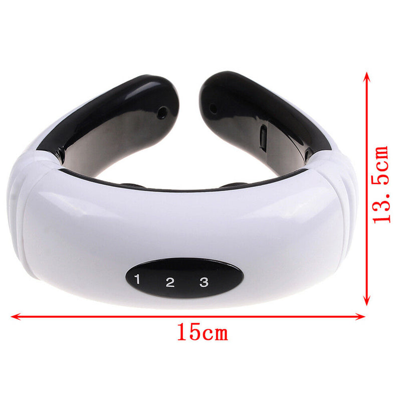 Pro Electric Cervical Neck Massager Body Shoulder Relax Massage Relieve Pain FT