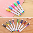 8X Whiteboard Marker Pen White Board Erasable Dry-Erase Mark Sign Bullet Tip Ink