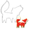 Stainless Steel fox Animal Cookie Cutter Cake Decoration Baking Mold Tools ME