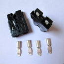 4PC black Battery Quick Connector 50A 8AWG Plug Connect Disconnect Winch Trailer