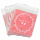 100 PCS Lovely Cute Bowknot OPP Self Adhesive Cookie Bakery Candy Biscuit R