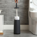 Toilet Brushes and Holders Toilet Bowl Brush with Holder Black for Bathroom M1D4