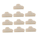 10 Pcs Food Bread Storage Clip Household Snack Sealing Bag Clips 4inch Beige