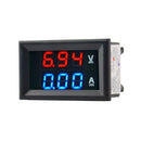 Dual LED Digital Voltmeter Ammeter Panel Amp Volt Gauge DC 0-100V 0-10A VRL