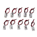 10PCS Car Truck 1156 BA15D LED Light Bulb Socket Pre-wired Connector Adapter