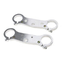 Pair Motorcycle Front Fork Yokes Clamp for 47cc 49cc Mini Motor Dirt Bike