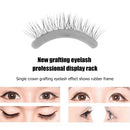 10pcs Silicone False Lashes Display Strip Grafting Planting Eyelash Show Board