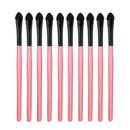 mei nai qi 10 Piece Eyeshadow Sponge Stick Brush Portable Eye Shadow Eyelin